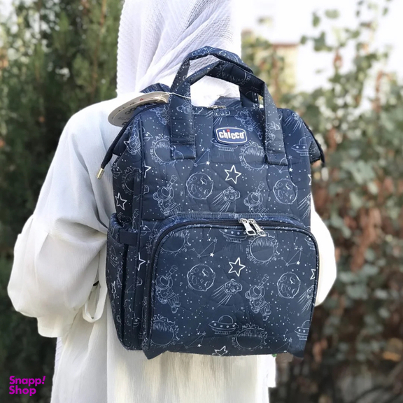 کوله پشتی لوازم نوزاد چیکو طرح فضایی