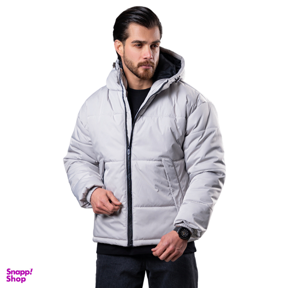 کاپشن مردانه مدل باکسی کد 2 رنگ سفید