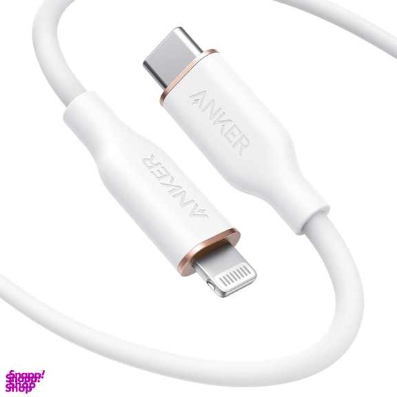 کابل دیتا Lightning به Type-C انکر مدل PowerLine III Flow طول 1.8 متر