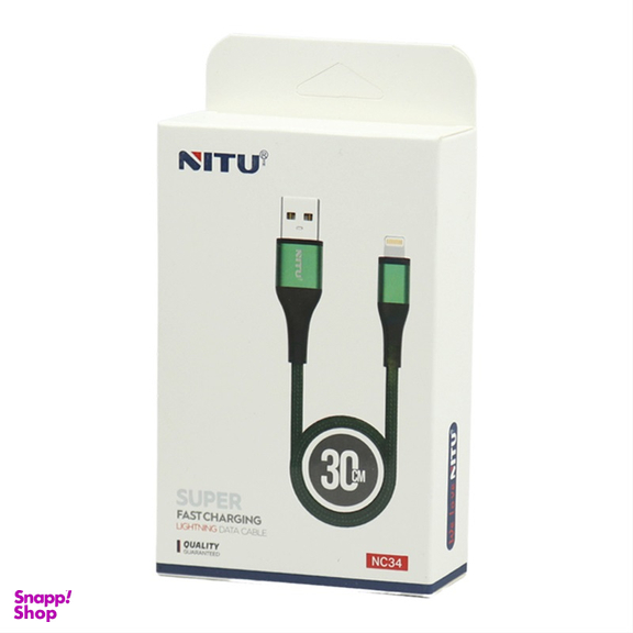 کابل دیتا USB به Lightning نیتو مدل NC34 طول 0.30 متر