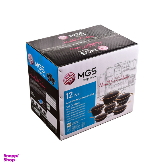 سرویس پخت و پز 12 پارچه ام جی اس کد 800309