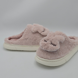 دمپایی حوله ای مدل خرگوشی کد 426 رنگ صورتی