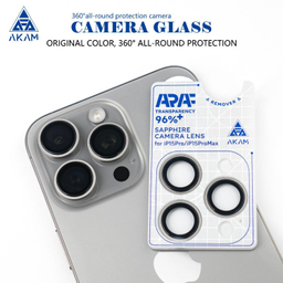 محافظ لنز دوربین موبایل مدل آکام مناسب اپل iPhone 16 Pro / 16 Pro Max