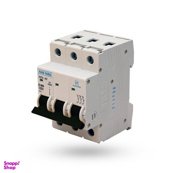 فیوز مینیاتوری سه فاز 40 آمپر پارس فانال مدل C40