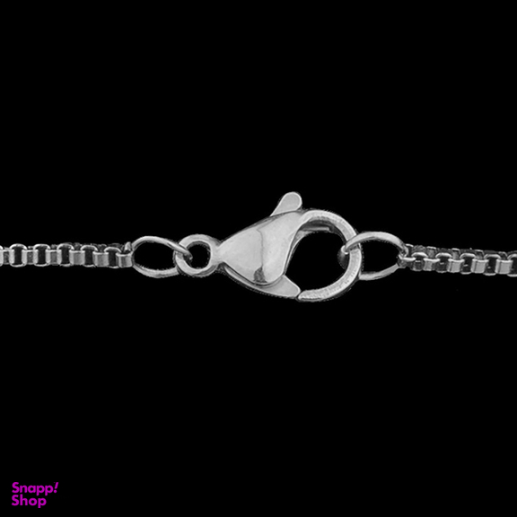 گردنبند مدل مکعب عشق رنگ نقره ای