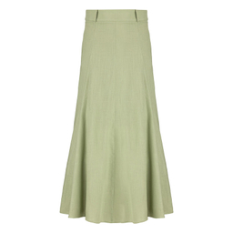 دامن زنانه سرژه مدل 210213 رنگ سبز روشن