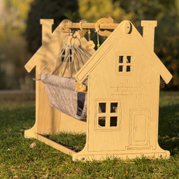 گهواره طرح کلبه کد ghvarehkolbe1001