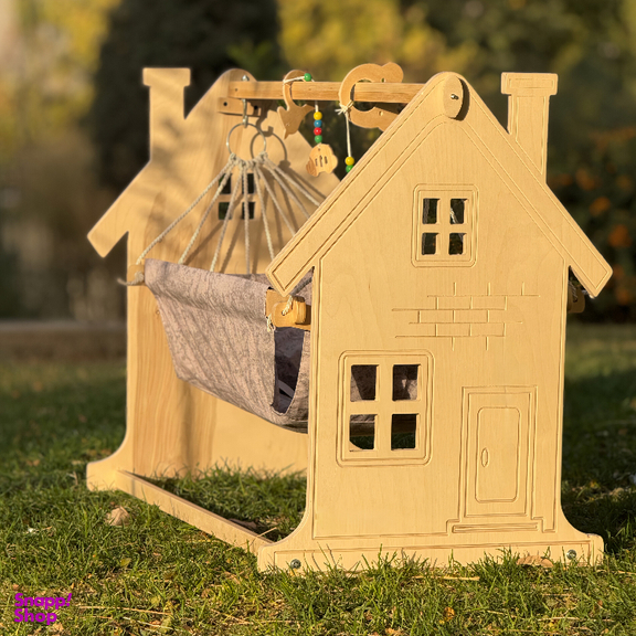 گهواره طرح کلبه کد ghvarehkolbe1001