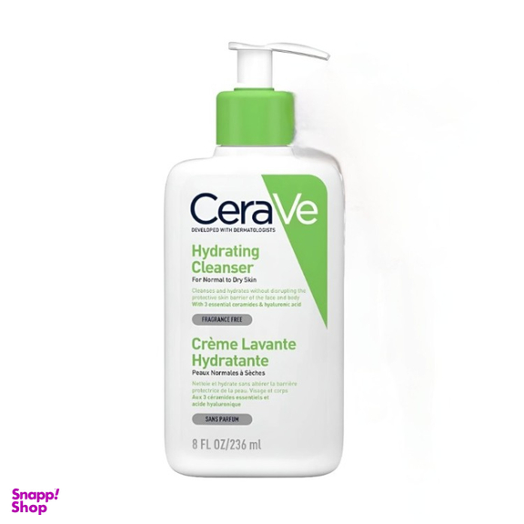 فوم آبرسان و شوینده صورت سراوی مدل Hydrating Cleanser حجم 473 میلی لیتر