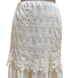 دامن زنانه صدف کد 053 رنگ سفید
