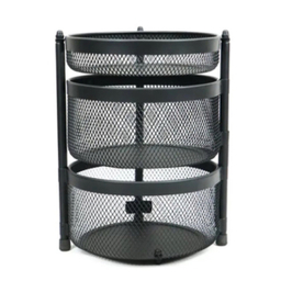 سبد سیب زمینی و پیاز 3 طبقه مدل چرخشی کد s35