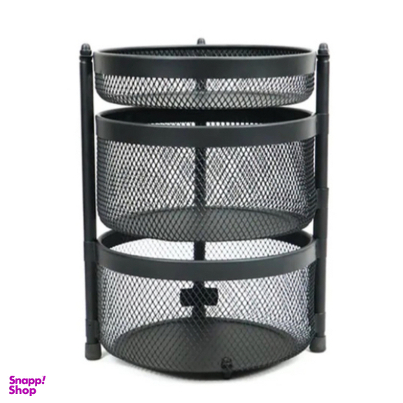 سبد سیب زمینی و پیاز 3 طبقه مدل چرخشی کد s35