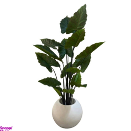 گلدان به همراه درختچه مصنوعی مدل بابا آدم جنگلی