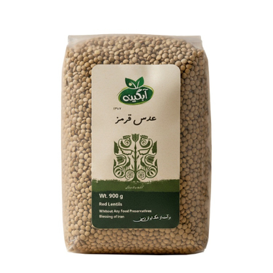 عدس قرمز آبگینه وزن 900 گرم