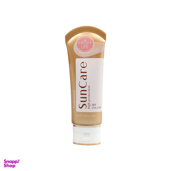 کرم ضد آفتاب هایلایف مدل SPF50 حجم 50 میلی لیتر