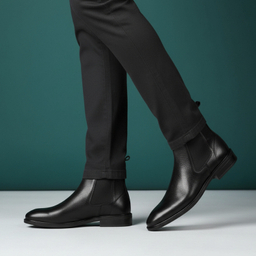 نیم بوت مردانه شمس مدل M8 رنگ مشکی