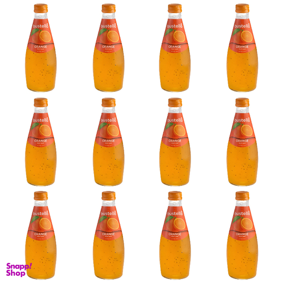 آبمیوه تخم شربتی پرتقال باستلو حجم 300 میلی لیتر بسته 12 عددی