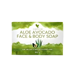 صابون شستشو صورت و بدن فوراور لیوینگ پروداکتس مدل آووکادو کد 284 وزن 142 گرم