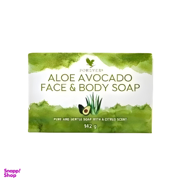 صابون شستشو صورت و بدن فوراور لیوینگ پروداکتس مدل آووکادو کد 284 وزن 142 گرم