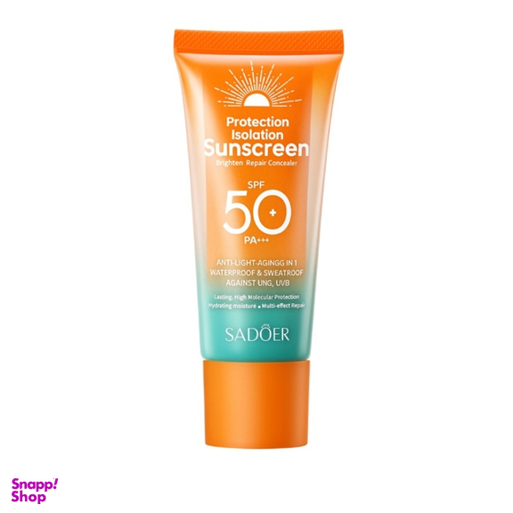 کرم ضد آفتاب سادور مدل 6 کاره SPF 50 وزن 50 گرم