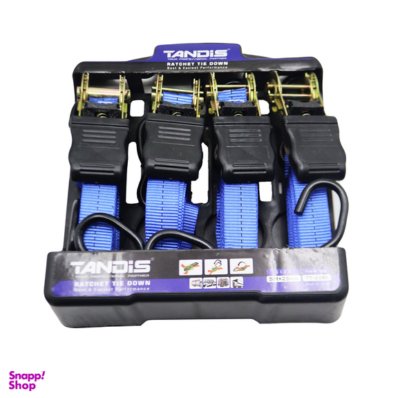 تسمه باربند جغجغه ای تندیس مدل YP-TT-2352/5M*25mm طول 5 متر مجموعه 4 عددی