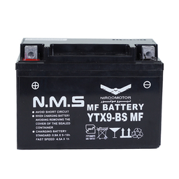 باتری موتور سیکلت ان ام اس مدل YTX9-BS