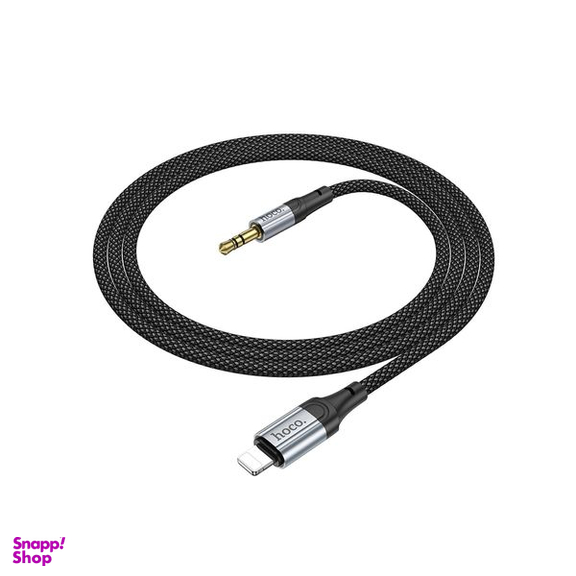کابل تبدیل لایتنینگ به جک 3.5 میلی متری هوکو مدل UPA26 طول 1 متر