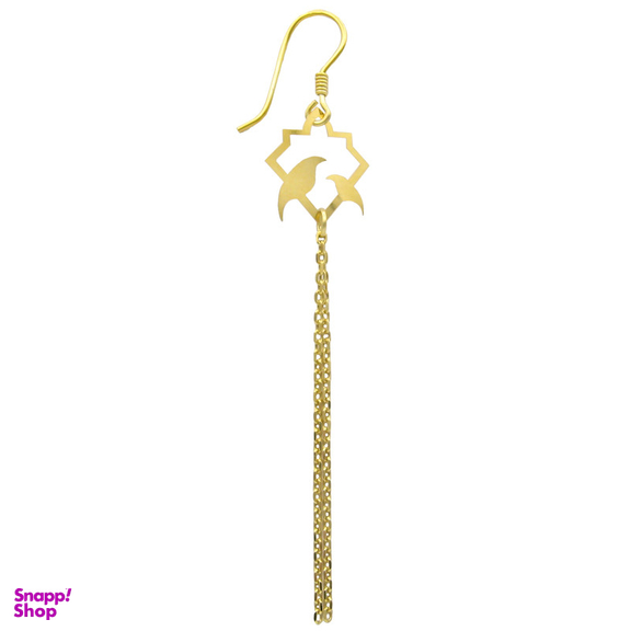 گوشواره طلا 18 عیار زنانه مانچو مدل مرغ آمین کد efgs019