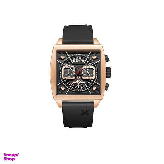 ساعت عقربه ای مردانه اکستری کد X6076-J مشکی رزگلد