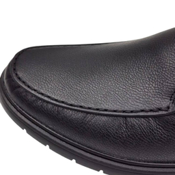 کفش طبی مردانه چرم ریباری مدل C11 رنگ مشکی