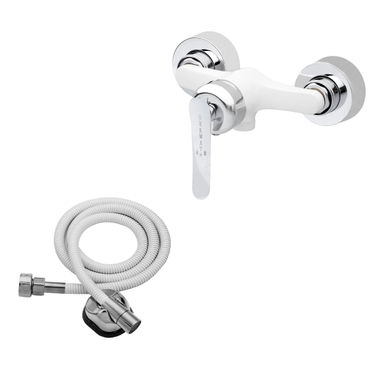 شیر سرویس بهداشتی حکمت نشان مدل چکاوک کد SK به همراه شلنگ