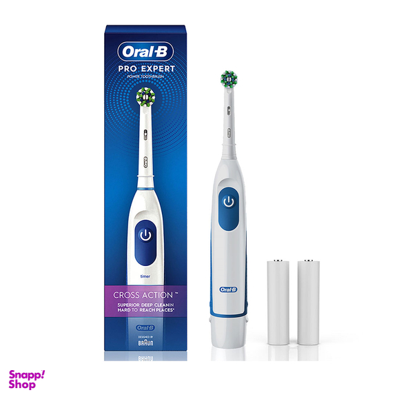 مسواک برقی اورال بی مدل Pro-Expert باتری خور سری Cross Action
