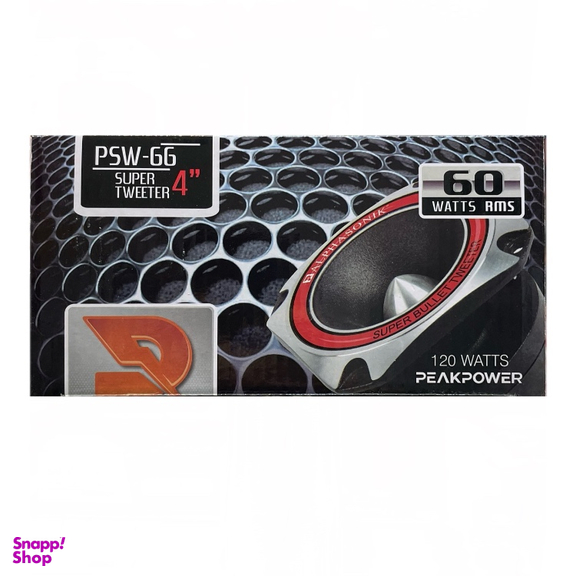 سوپر توییتر خودرو آلفاسونیک مدل psw-66 بسته 2 عددی