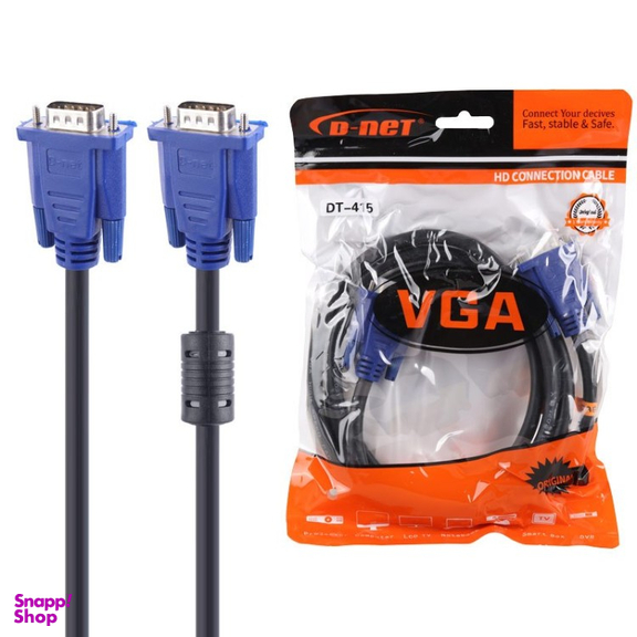 کابل VGA دی نت مدل DT-415 طول 1.5 متر