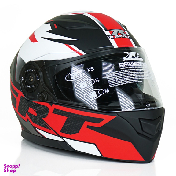 کلاه کاسکت راپیدو مدل 950 طرح SRT RED به همراه کاور