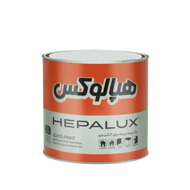 رنگ روغنی سفید نیم براق هپالوکس کد 902 حجم 1 لیتر
