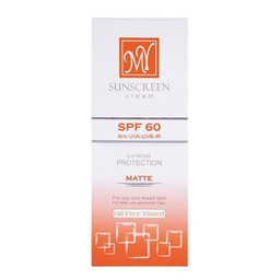 کرم ضد آفتاب مای با SPF60 فاقد چربی کرم پودری حجم 50 میلی‌ لیتر