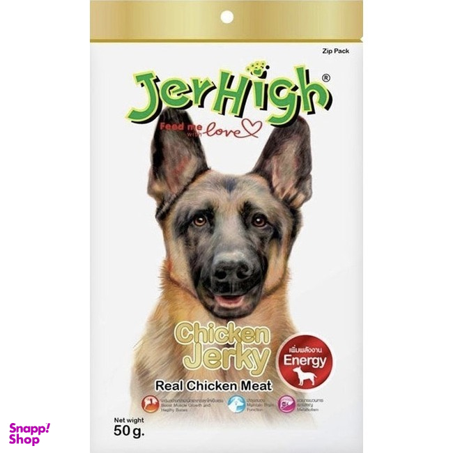 تشویقی سگ جرهای مدل Chicken Jerky کد 19 وزن 50 گرم
