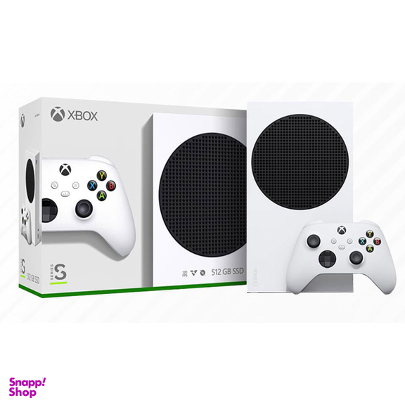 کنسول بازی مایکروسافت مدل XBOX SERIES S ظرفیت 512 گیگابایت به همراه کارت طلایی نصب بازی