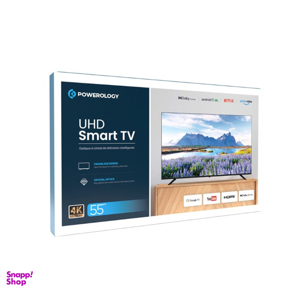 تلویزیون هوشمند 55 اینچ پاورلوژی مدل P55SGTVBK