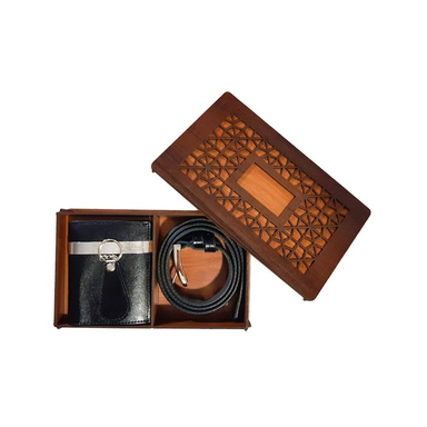 ست چرم طبیعی مردانه مدل سامیار