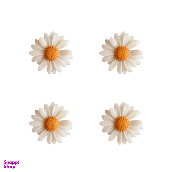 شمع مدل گل بابونه بسته 4 عددی