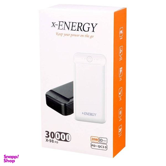 پاوربانک ایکس انرژی مدل X-98PD 22.5W ظرفیت 30000 میلی آمپر ساعت