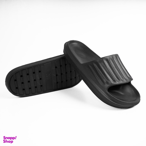 دمپایی مردانه شیما مدل سوران رنگ مشکی