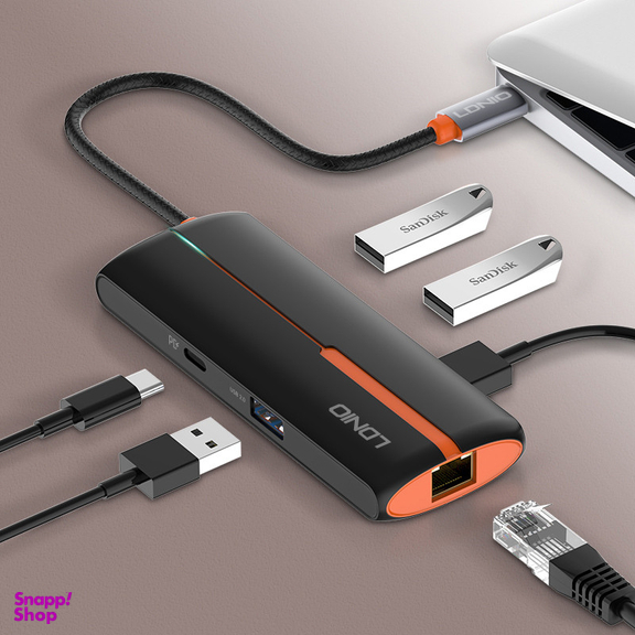 هاب 6 پورت USB-C الدینیو مدل DS-26U