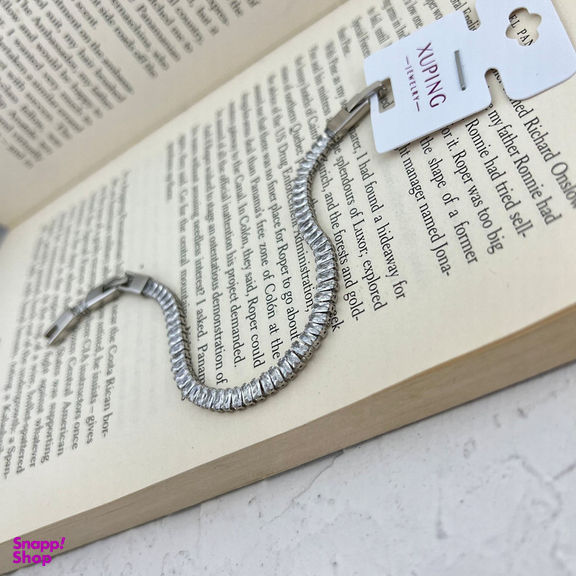 دستبند زنانه ژوپینگ مدل تنیسی جواهری کد B4608
