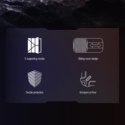 کیف کلاسوری نیلکین مدل Bumper Pro Leather Multi-Angle Folding مناسب برای تبلت اپل iPad Pro 11 2024