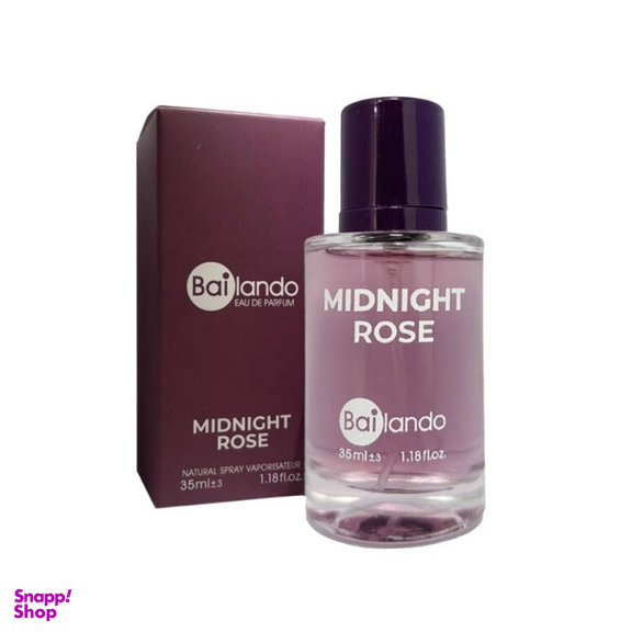 عطر جیبی زنانه بایلندو مدل Midnight Rose حجم 35 میلی لیتر