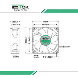 فن کیس ایتوک مدل Ventilador Plus