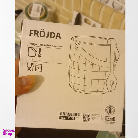 ظرف یخ ایکیا مدل FROJDA به همراه انبر
